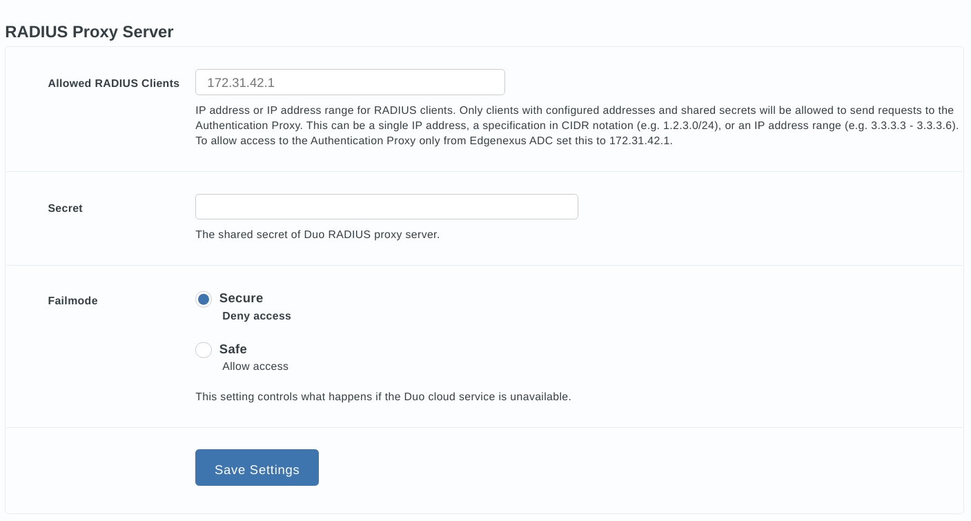 Radius Proxy Server