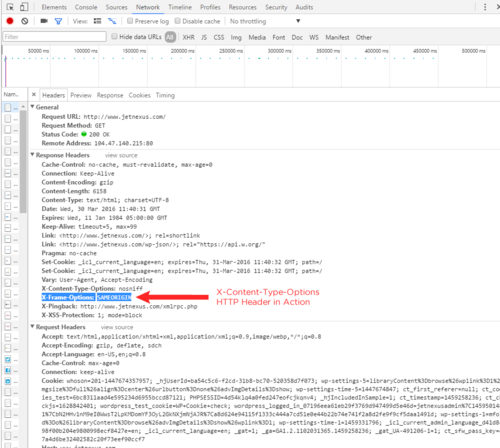 flightpath http header in action