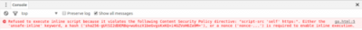 CSP Chrome Dev Tools