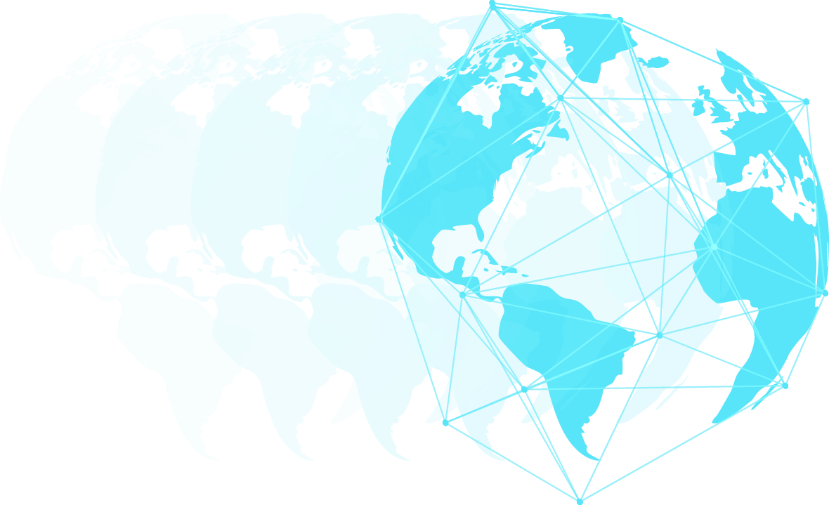 blue world map
