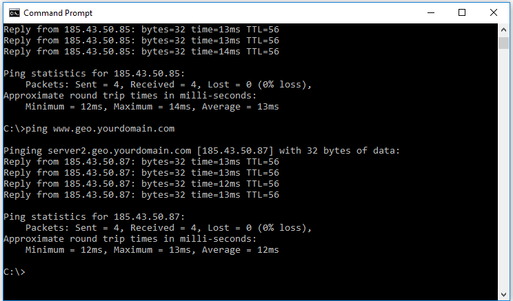 GSLB Ping Server2