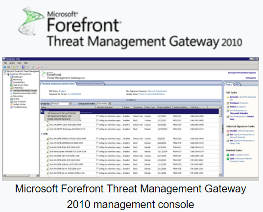 TMG Forefront Threat Management Gateway