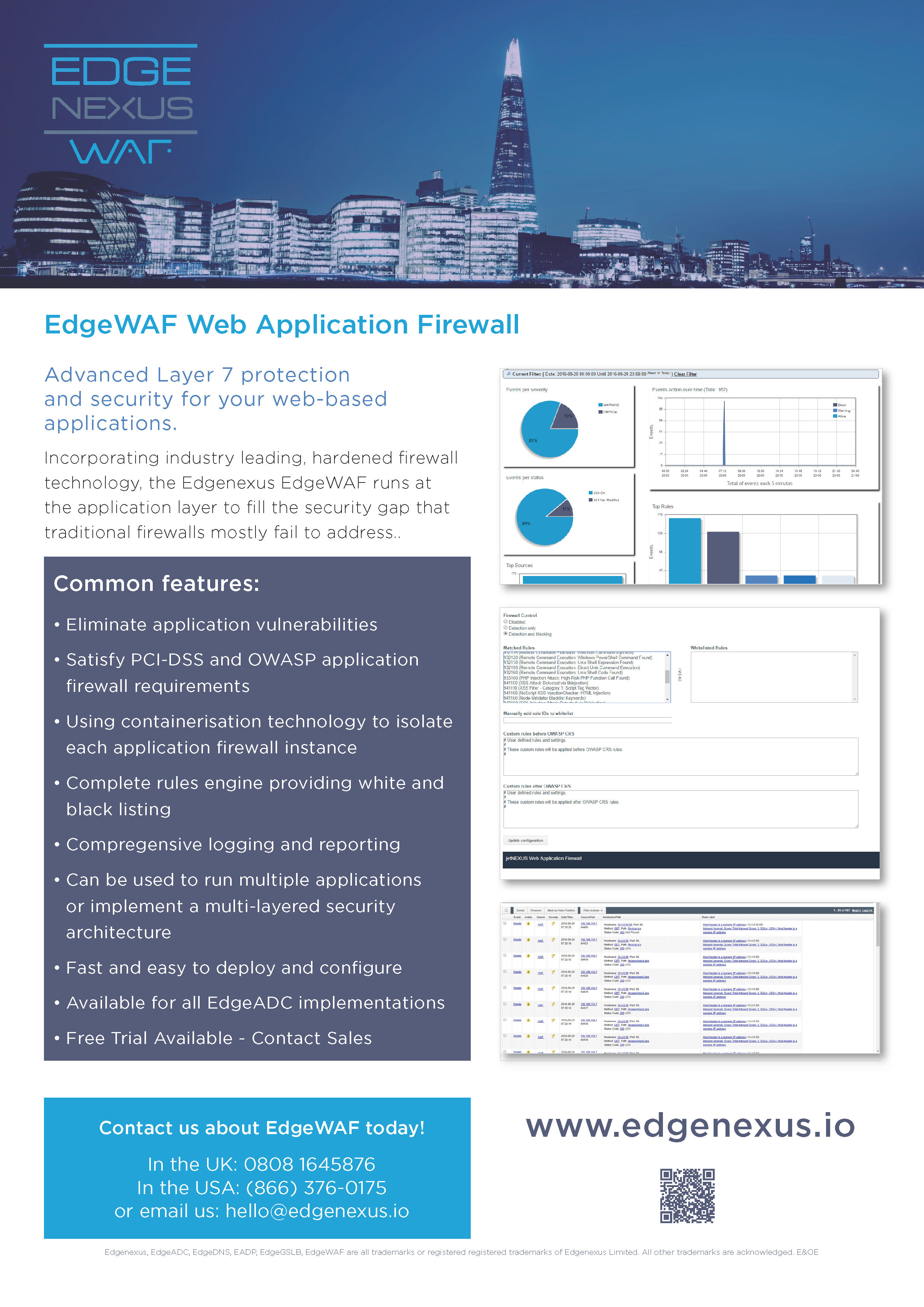 EdgeWAF Datasheet 2021