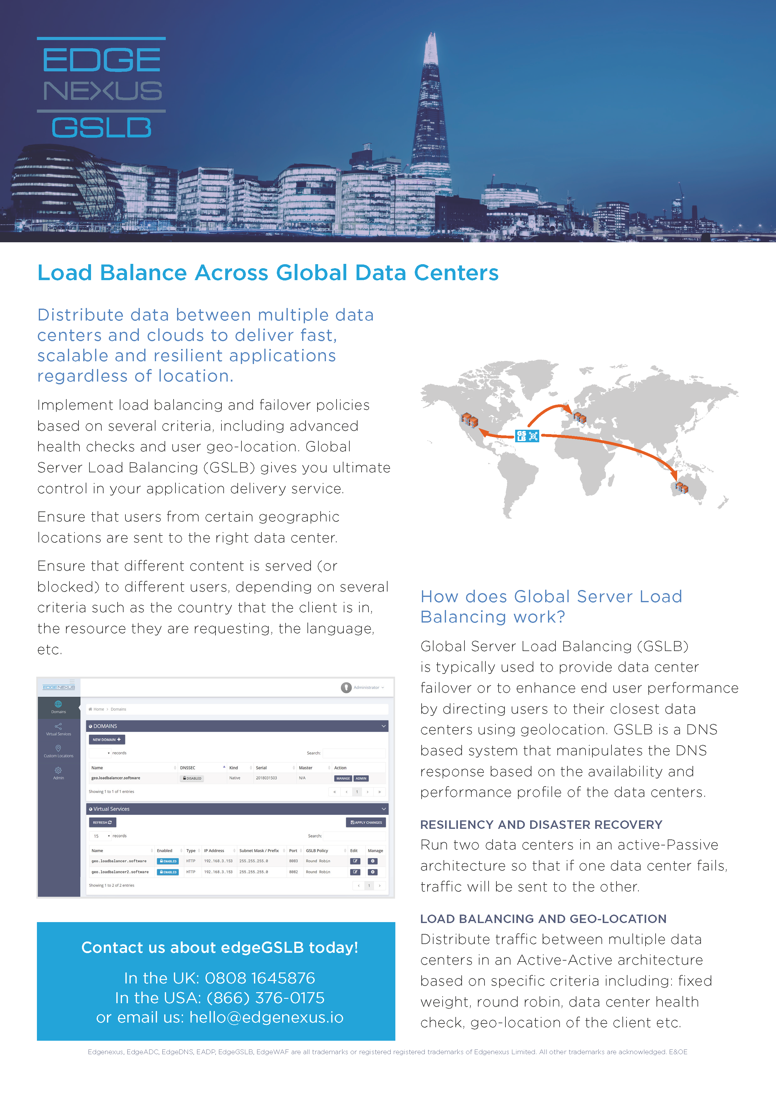 EdgeGSLB Datasheet 2021