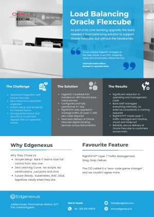Case Study – Mumbai Co-operative Bank (Oracle Flexcube)