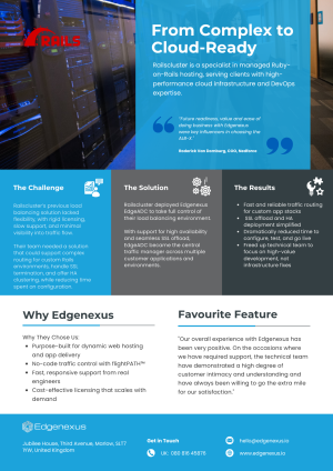 Case Study – Railscluster